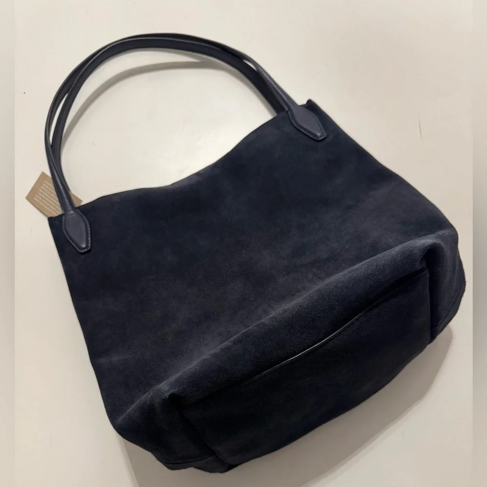 MADEWELL The Shopper Tote in Soft Grain Suede - Picture 11 of 16